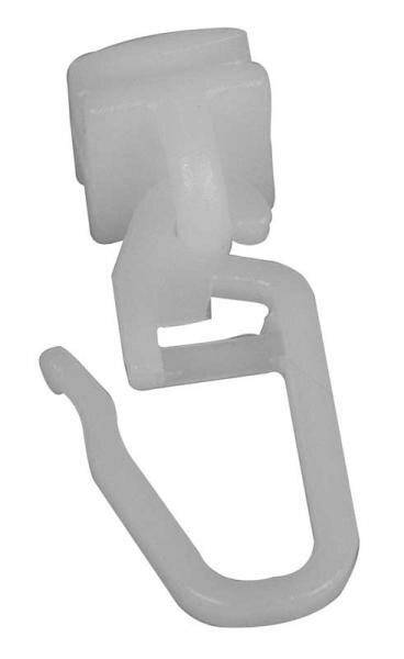 Gelenkgleiter für Gardinenschiene - Weiß - 100er Pack