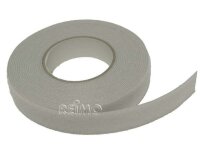 Klettband Flausch-Anteil - 10 mm Breite - Grau - 5 m