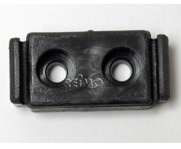 Floor mounting black for joint support foot