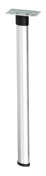 Gelenktischfuß 675 mm - Gelenk oben - Silber