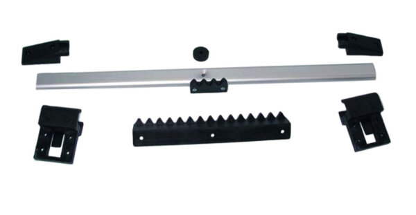 Glissière table Stilo argent, 950mm