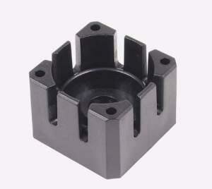 Bodenbefestigung f. Hubtisch Light  schwarz, Stück