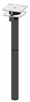 Ausdrehtischfuß - Anthrazit - Höhe 756 mm