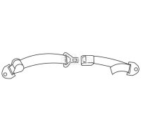 Ceinture abdominale automatique à 2 points