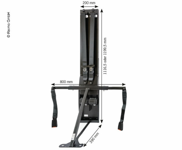 Gurtbock für 2 Personen Standard
