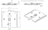 Drehkonsole Flachsockel für VW T5 / T6 / T6.1 -...