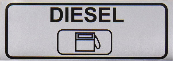 Sticker "Diesel" W90 x H30 mm