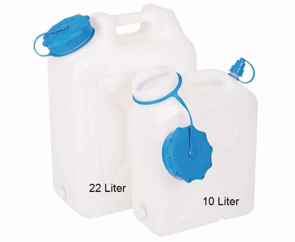 RÃ©servoir deau col large 22 litres, forme arrondie, protection UV
