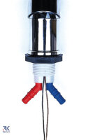 Compact mixer tap (colour: light grey)