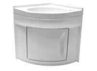 Vasque dangle 418x418x510x418x510 mm + meuble