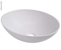 Lavabo ovale blanc, dimensions : 400x290 mm, H135 mm
