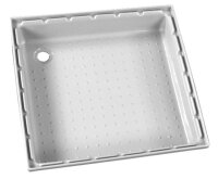 Shower tray - 650 x 650 mm - White