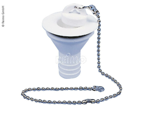 Water drain set straight - hose 3/4", drain opening 19 mm,10er