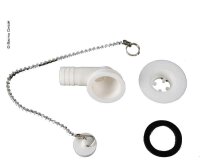 Kit de vidange deau tuyau à 90° 3/4", ouverture de vidange 23 mm, type B