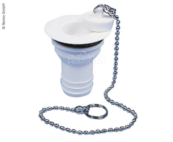 Water drain set straight hose 1", drain opening 31mm, pack of 10