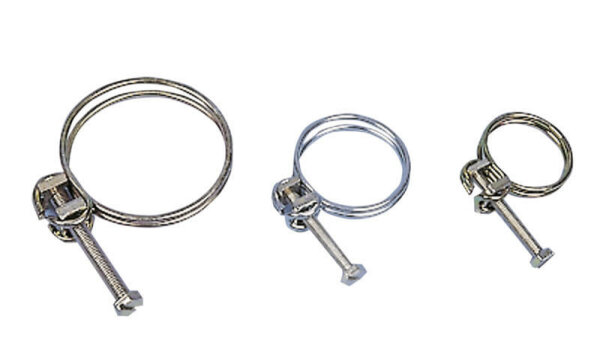 Collier de serrage. 1er, pour tuyau spiralé 19mm