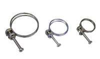 Hose clamp for spiral hose 19 mm, 5 pieces
