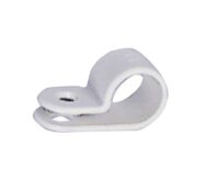 Pipe clamp plastic 15-16mm, 5 pieces