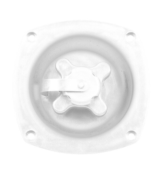 Filler neck with screw cap in white