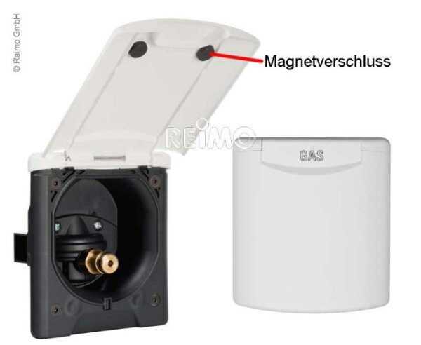 City water connection magnet light grey,