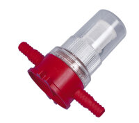 Feinfilter mit Schauglas - 10/12 mm Schlauchanschluss