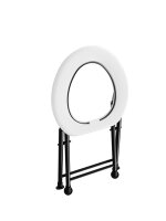 Camping folding toilet