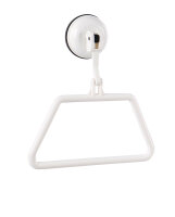 Porte-serviettes avec ventouse, blanc, jusquà 2kg