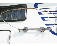 privacy screen/shower curtain to be fixed with hinged...