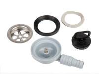 Drain set for sink angled - Ø 25 / 20 mm