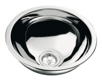 Edelstahl-Einbauspüle - Rund - 26 cm Durchmesser