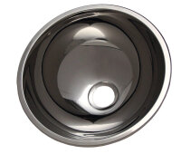 Sink stainless steel - Round - Diameter 300 mm