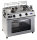 Backofen inkl. Zweiflammkocher