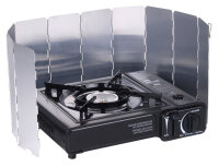 Falt-Windschutz für Kocher - Aluminium - Höhe 30 cm