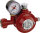 Pressure regulator with thermal shut-off and pressure relief valve - 50 mbar