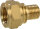 Connector - From 1/4" male left-hand thread to 5/8" female UNF