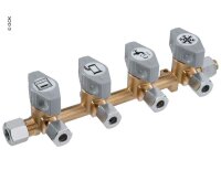4-fach-Schnellschluss-Absperrventil für 10 mm...