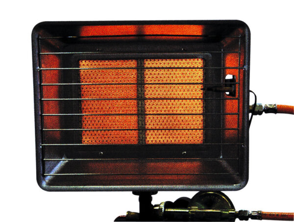 Gas heater 2,5-4,2kW (ignition fuse, 0,4m hose + 50mbar regulator)