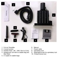 Einbau Staubsauger 650W