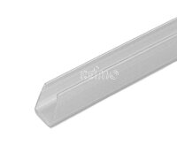 Kabelkanal 6x7mm transparent, Stange 2m, doppelseitiges...