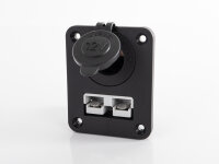 Montagepanel mit 12 V-Powersteckdose und 50 A...
