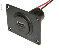 Prise USB intégrée 12-24/5V avec USB 3A