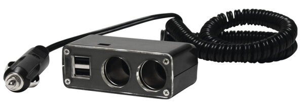 Prise universelle double 5V, 500mA, 20cm de câble