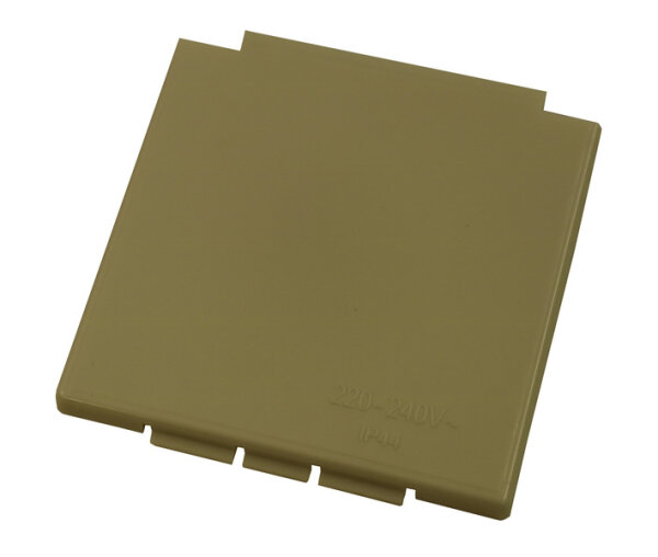 Couvercle de rechange pour prise de courant CEE beige