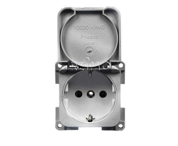 Prise de courant 230V - argent