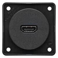 HDMI-Einbaubuchse anthrazit