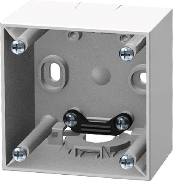 Berker surface mounted housing high, polar white