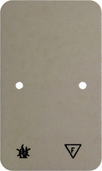 Plaque de base Berker prise de courant à double prise de courant blanche