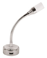 LED Leseleuchte 12 V / 1 W - Flexarm mit USB und...