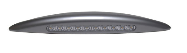 Store de soleil argent clair, 10x0,5W LED, 4000K