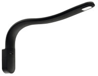LED-Schwanenhalsleuchte - 1,2 W - Schwarz